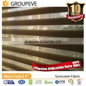 Double Layer Roller Blind Sun Blocker Valance Curtains Fabric thumbnail-6