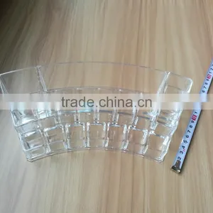 2016 Hot Sale in China Wholesale Glass Acrylic Cosmetic Jewelry Storage Organizer Fanshape for Women Make up thumbnail-5