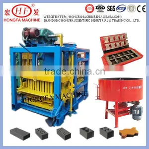 QTJ4-25B Hand Operated Fly Ash Brick Making Machine thumbnail-1