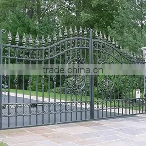 Estate Gate/ Competitive Beautiful Metal Fence Gate Design for House thumbnail-2