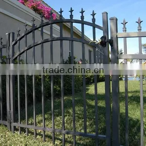 Aluminum/ High Quality Best Price Steel Gates Factory Manufacture Gate Design thumbnail-1