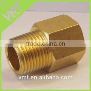 Brass Male Female Thread BSP-NPT Adapters thumbnail-1