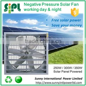Cost-effective Industry Ventilation Solar Panel Powered Large Exhaust Fan With Battery thumbnail-1