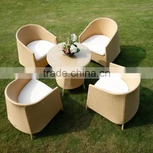 New PE Rattan Outdoor Furniture Garden Cafe Table Set thumbnail-2