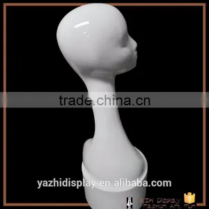 2017 Hot Sale Long Neck Mannequins Head for Hat and Wig Display thumbnail-2