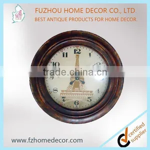 Luxury Wall Mounted Clock Made From MDF With Beautiful Printing Paper thumbnail-4