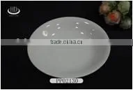 Daily Use White Round Narrow Rim Plate, Porcelain Dessert Plate for Hotel,ceramic Plate thumbnail-1