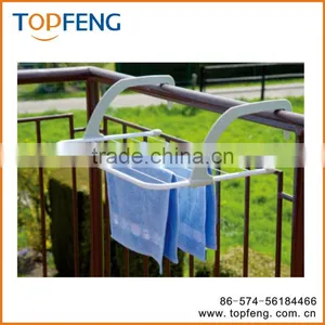 Folding Drying Towel Rack/Balcony Rack thumbnail-1