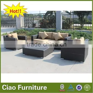 Rattan Garden Furniture Synthetic Rattan Outdoor Sofa thumbnail-6