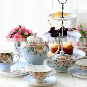Coffee & Tea Sets Porcelain 15pcs Indian Tea Set, German Porcelain Tea Set thumbnail-1
