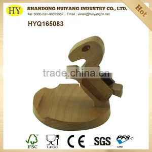Unfinished Wholeasale Discount Wooden Mobile Phone Holder thumbnail-1
