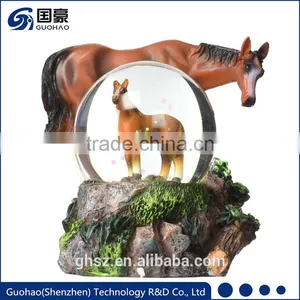 Decorative Horse Snowglobes, Horse Water Snow Globe, Horse Snow Ball thumbnail-1