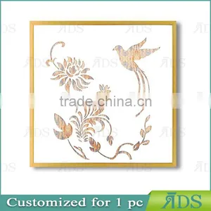 Framed Handmade Flower & Bird 3D Wall Art thumbnail-2