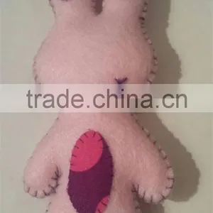 Hot Sell Handmade Felt Rabbit Plush Toy Made in China thumbnail-1