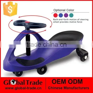 Swing Wiggle Gyro Ride on Car no Pedals no Batteries Great Fun in Blue GYROBLUE H0088 thumbnail-1
