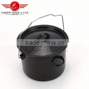Cast Iron Enamel Soup Pot Stock Soup Pot thumbnail-2