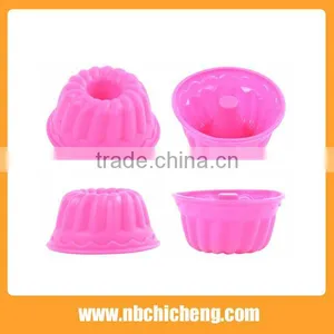 6 Pcs/set New Silicone Baking Mold Cups Cake Cupcake Mold Brownie Muffin Pan thumbnail-2