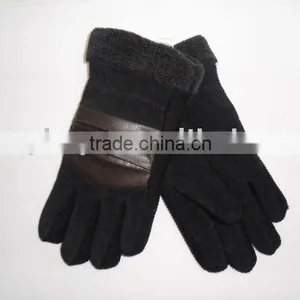 Black Pig Leather Glove for Riding thumbnail-1