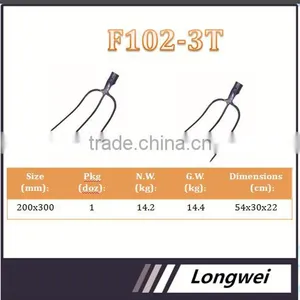 High Quality Wooden Handle Forged Steel Garden Pitch Fork thumbnail-2