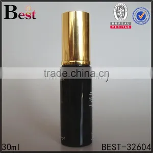 Wholesale Light Resistant 30ml Black Glass Bottle Natural Oil Pump 30ml Black Glass Bottle thumbnail-3