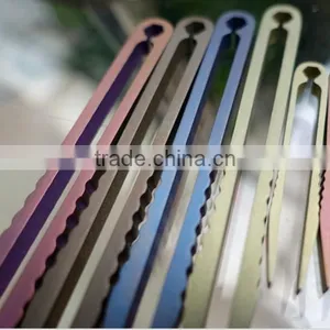 TK-2878 Trumpet Outdoor Camping Travel Home EDC TC4 Titanium Alloy Tweezer thumbnail-5