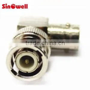 CCTV Camera Solderless Coaxial L Type Bnc Male Connector thumbnail-3