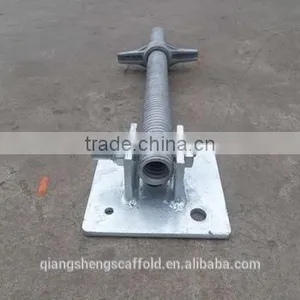 Galvanized Universal Swivel Base Jack for Scaffoldings thumbnail-2
