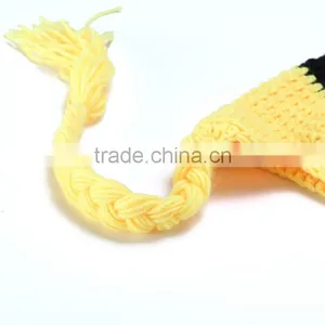 Hot Sale Baby Hats Yellow Cartoon Baby Hats Mini Baby Knitted Hats thumbnail-3