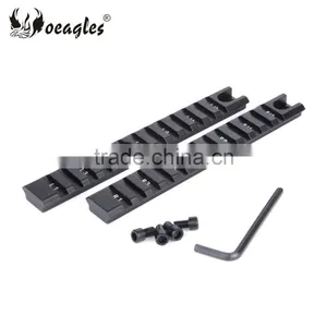 Oeagles D002 Picatinny Rail 21mm Rail for Rilfe Flashlight Scope Mount Weaver,1 Pair thumbnail-1
