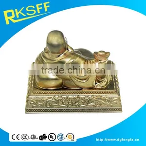 High-end Zinc Alloy Handmade Gold Buddha With Top Quality thumbnail-2