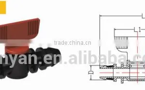 TY High Quality PP Compression Fittings IRRIGATION VALVE Eco-friendly Cheap Price Full Size Factory Price List Discount thumbnail-1