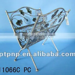 Decorative Metal Newspaper Holder thumbnail-1