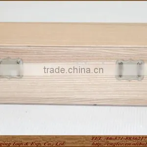 Handmade Natural Recycle Wooden Jewelry Box Wooden Keepsake Case thumbnail-5