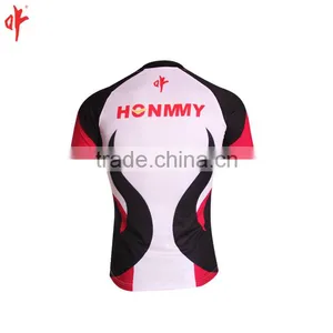 Wholesale Summer Rugby Club Jersey, Black Split Relax Collar,European Sports Wear,Heat Seal Sublimation Compression Shorts thumbnail-5