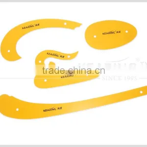 Flexible Plastic Hip Curve Ruler for Bra Pattern Making 1.2mm Thick 5pcs per Set #1305S thumbnail-2