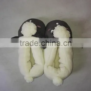 Animal Toy Fuzzy Slippers Women and Men Fur Slipper Socks thumbnail-4