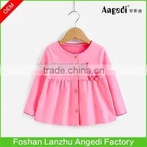 Cute Baby Girls' Cardigan Kids Autumn/spring Outerwear Toddler Girls' Organic Cotton Knitted Top thumbnail-2