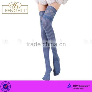Sexy Lace Cotton Thigh Stockings thumbnail-1