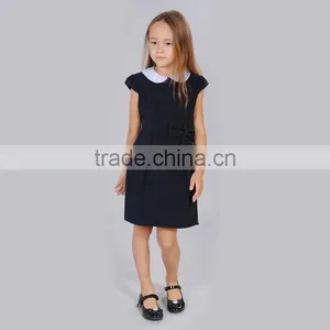 2016 Hot Selling Handmade Long Black Dress for Girls thumbnail-1