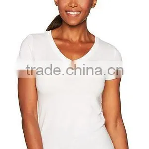 Next Level Apparel Ladies' Sporty V-Neck Tee - Made From 100% Combed Ring-spun Cotton Jersey and Comes With Your Logo. thumbnail-3