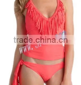 Ladies Sexy Unique Swimwear Tankini thumbnail-1