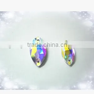 Crystal ab Teardrop Sew on Crystal Beads for Wedding Dress thumbnail-3
