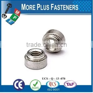Made in Taiwan Self Clinching Nut Blind Self Clinching Nut Stainless Steel Non Locking Floating Self Clinching Nuts thumbnail-1