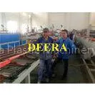 Anti - Noisy Plastic Corrugated Roofing Sheet Making Machine / Roof Tile Machine thumbnail-1