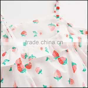 Digital Print Cotton Poplin Romper Baby Girl Clothes thumbnail-3