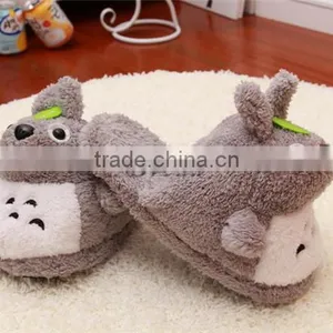 Wholesale Price Totoro Plush Slippers Winter Slippers thumbnail-3