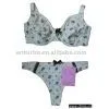 Ladies Bra Set: Bra and Thong Made of Nylon/spandex thumbnail-1