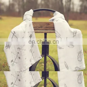 Organic Baby Wholesale Muslin Wraps Reusable Baby Muslin Swaddle thumbnail-2