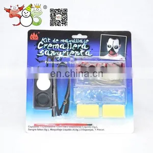Zipper Face Paint Halloween Ideas thumbnail-1