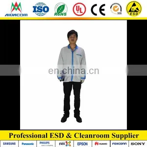 Diamond Fabric Long Sleeve ESD Smock thumbnail-1